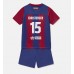 Billige Barcelona Andreas Christensen #15 Børnetøj Hjemmebanetrøje til baby 2023-24 Kortærmet (+ korte bukser)